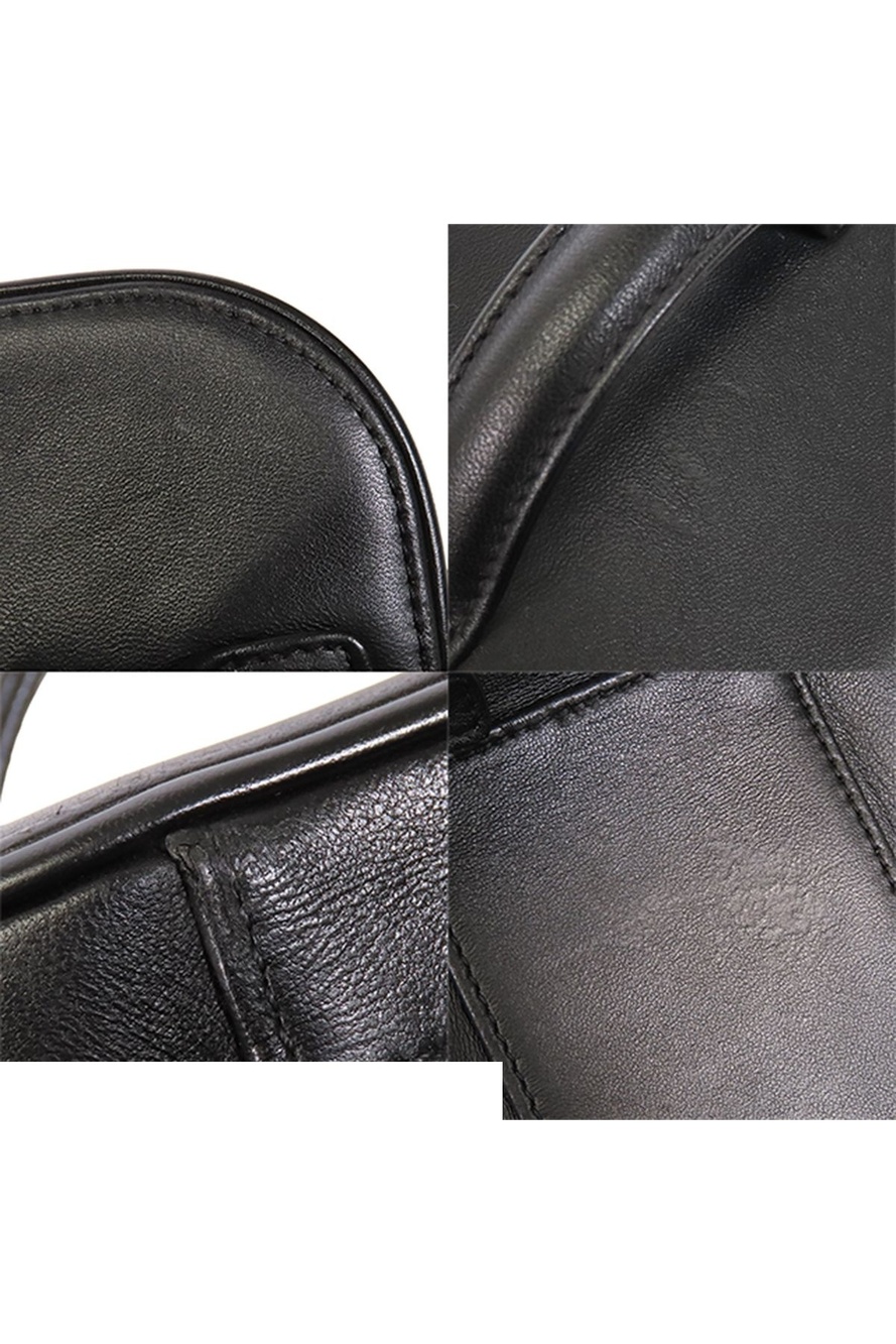 Chanel Vanity Black Gold Lambskin 2-Way Chain CC Logo Shoulder Bag - Picture 5 of 9
